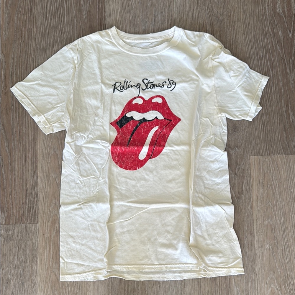 Rolling Stones Men’s White T-Shirt - Large